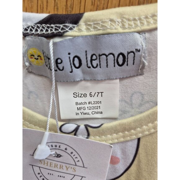 Koala and Pals Tunic Top - Little jo lemon 6/7 - Picture 4 of 5